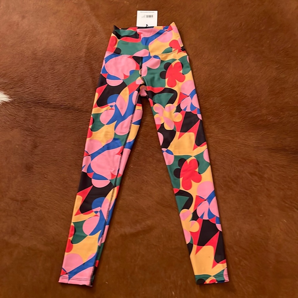 Beach Riot Piper Multi Color Leggings XS